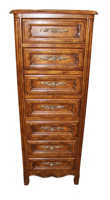 Vintage Drexel walnut 7 drawer lingerie. Vintage Drexel Furniture 7 drawer lingerie, walnut
