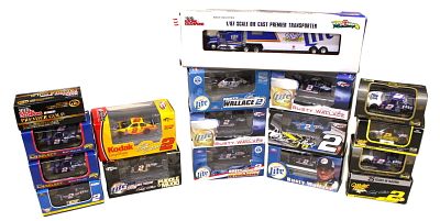 16 diecast Nascar collectible cars in original boxes. Condition: Please read all auction terms 