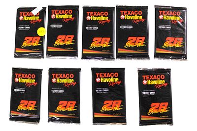 9 packs sealed Texaco Havoline Victory Cards. 9 packs Texaco Havoline Victory Cards - Unopened 