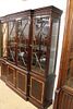 Beautiful Stickley china cabinet with fitted interior. Beautiful Stickley 2 piece burl mahogany Image - 6