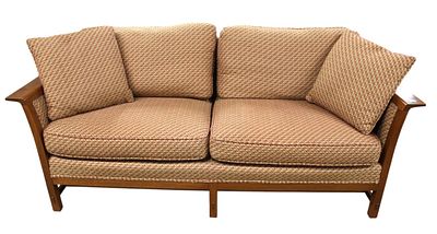 Stickley arts and crafts mission oak sofa. Nice Stickley arts and crafts mission oak sofa 