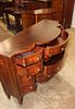 Maitland Smith serpentine burl banded 12 drawer chest. Maitland Smith serpentine front burl Image - 3