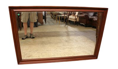 Henkel Harris solid cherry frame mirror, original finish, structurally sound, good condition no 
