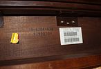Ethan Allen 9pc burl mahogany & banded dining set. Ethan Allen 9 piece burl mahogany and banded Image - 13