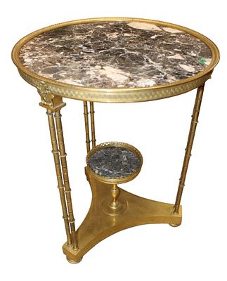 Antique Adam Weisweiler style Louis XVI Gueridon table. Important fine antique Louis XVI 