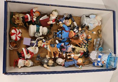 Vtg Christmas Misfit Island key chains collection. Vintage Christmas Misfit Island key chain 