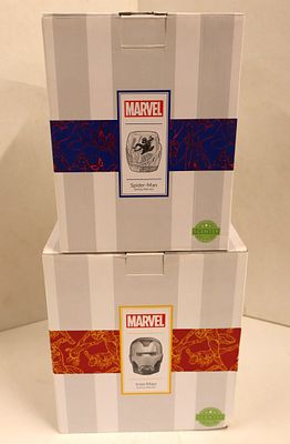 MARVEL Spider-Man and Iron Man Scentsy Warmers, new. 2 piece lot: MARVEL Spider-Man and Iron Man 