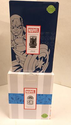 Marvel and Captain America Scentsy Warmers, new. 2 piece lot: Marvel and Captain America 