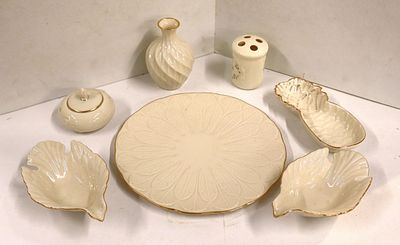 7 pieces of assorted Lenox.