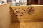 Stickley Harvey Ellis beautiful rare model 6 over 3 drawers high chest in the tiger maple and Image - 3