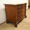 RARE Baker Furn. serpentine elaborate chest Rogers. RARE Baker Furniture 4 drawer serpentine Image - 9