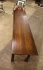 Impressive quality solid oak large sofa console table, original finish, structurally sound and Image - 3