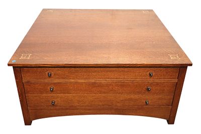 Stickley Harvey Ellis Collection mission oak coffee table. Stickley Harvey Ellis Collection 