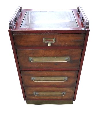 Per Mare-Per Terram Land & by Sea commercial chest. Per Mare-Per Terram by Land & by Sea 