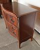 Vintage burl mahogany 3 drawer chest - orig. finish. Vintage burl mahogany 3 drawer chest Image - 1