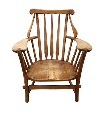 PR MCM Sikes Chair Co Herman de Vries windsor chairs. RARE mid century modern Sikes Chair 