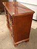 Vtg American Drew shell carved block front chest. Vintage American Drew shell carved block front Image - 3