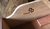 Vtg Drexel MidC style 3 dr 2 drawer gentleman’s chest. Vintage Drexel Furniture mid century Image - 3