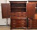 Henkel Harris fitted interior gentlemans chest. Nice Henkel Harris 2 piece solid mahogany fitted Image - 5
