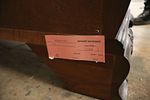 Henkel Harris fitted interior gentlemans chest. Nice Henkel Harris 2 piece solid mahogany fitted Image - 9