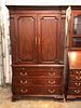 Henkel Harris fitted interior gentlemans chest. Nice Henkel Harris 2 piece solid mahogany fitted Image - 10