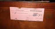 Henkel Harris mahogany bachelors chest. Henkel Harris solid mahogany 4 drawer bracket foot Image - 5