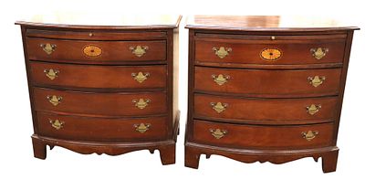 PR Lexington Palmer Home star burst over-size nightstands. Pair Lexington Furniture Palmer Home 