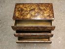 Vintage Italian faux book style 3 drawer chest, original finish, structurally sound. 22.5"h x Image - 1