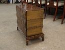 Vintage Italian faux book style 3 drawer chest, original finish, structurally sound. 22.5"h x Image - 3