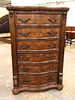 Impressive contemporary high chest. Impressive contemporary carved 6 drawer high chest in the Image - 9