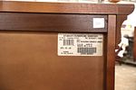 Contemporary mahogany low chest by Stanley. Contemporary mahogany finish 7 drawer low chest by Image - 8
