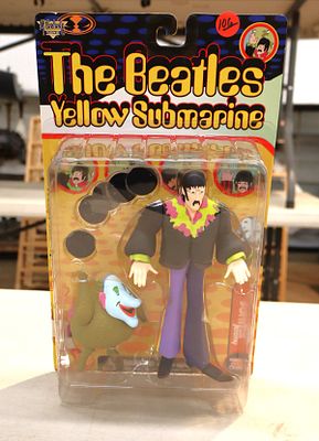 Vintage McFarlane Toys The Beatles Yellow Submarine Action Figure new in box with John with Jeremy.
