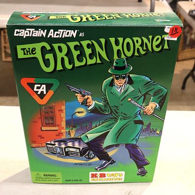 Vintage Playing Mantis Green Hornet action figure Heros Series new in box by KB Toys Exclusive.