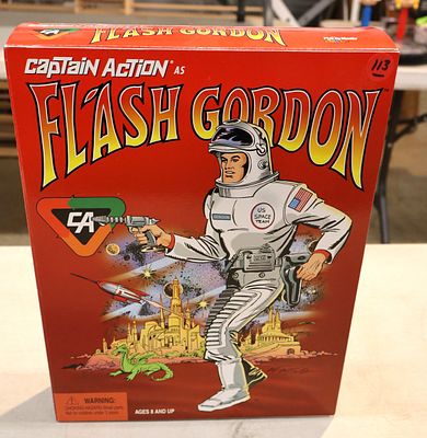 Vintage Playing Mantis Flash Gordon action figure Heros Series new in box by KB Toys.