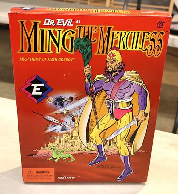 Vintage Playing Mantis Doctor Evil action figure Villain Series Ming the Merciless Arch Enemy 