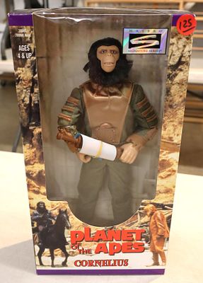Vintage Hasbro Signature Series Planet of the Apes Cornelius new in box.