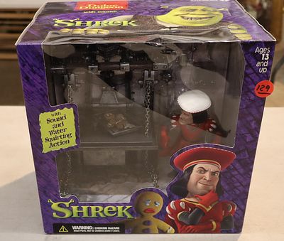 Vintage McFarlane Toys Duloc Dungeon Shrek with Sound new in box.