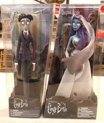 2 Vintage Tim Burtons Corpse Brides: Bride and Victor Bride new in boxes