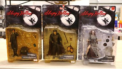 3 Vintage McFarlane Toys Sleepy Hollow Action Figures: The Crome, The Headless Horseman and 