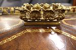 Maitland Smith leather bronze lidded chest. Maitland Smith Jewelry Keepsake lidded table top Image - 7