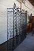 Elaborate Maitland Smith scroll iron room divider. Elaborate Maitland Smith scroll iron and Image - 4