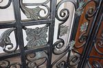 Elaborate Maitland Smith scroll iron room divider. Elaborate Maitland Smith scroll iron and Image - 5
