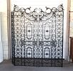 Elaborate Maitland Smith scroll iron room divider. Elaborate Maitland Smith scroll iron and Image - 8