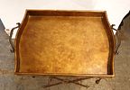 Maitland Smith iron and copper serving tray table. Maitland Smith made in the phillipines but Image - 5