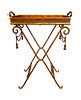 Maitland Smith iron and copper serving tray table. Maitland Smith made in the phillipines but Image - 9