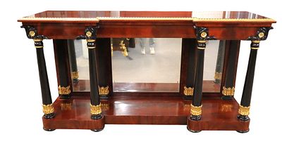 FR Empire style console table attrib Mansart. French Empire style console table attributed to 