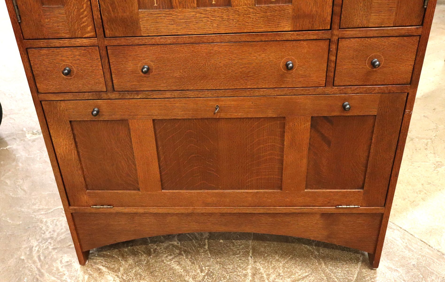 Beautiful Stickley Harvey Ellis Secretary with Bar