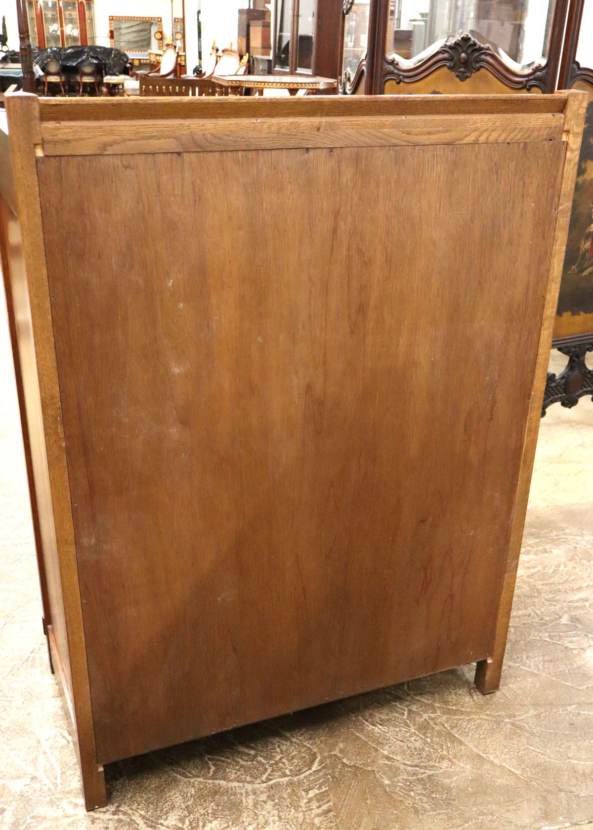 Nice Stickley solid oak mission high chest