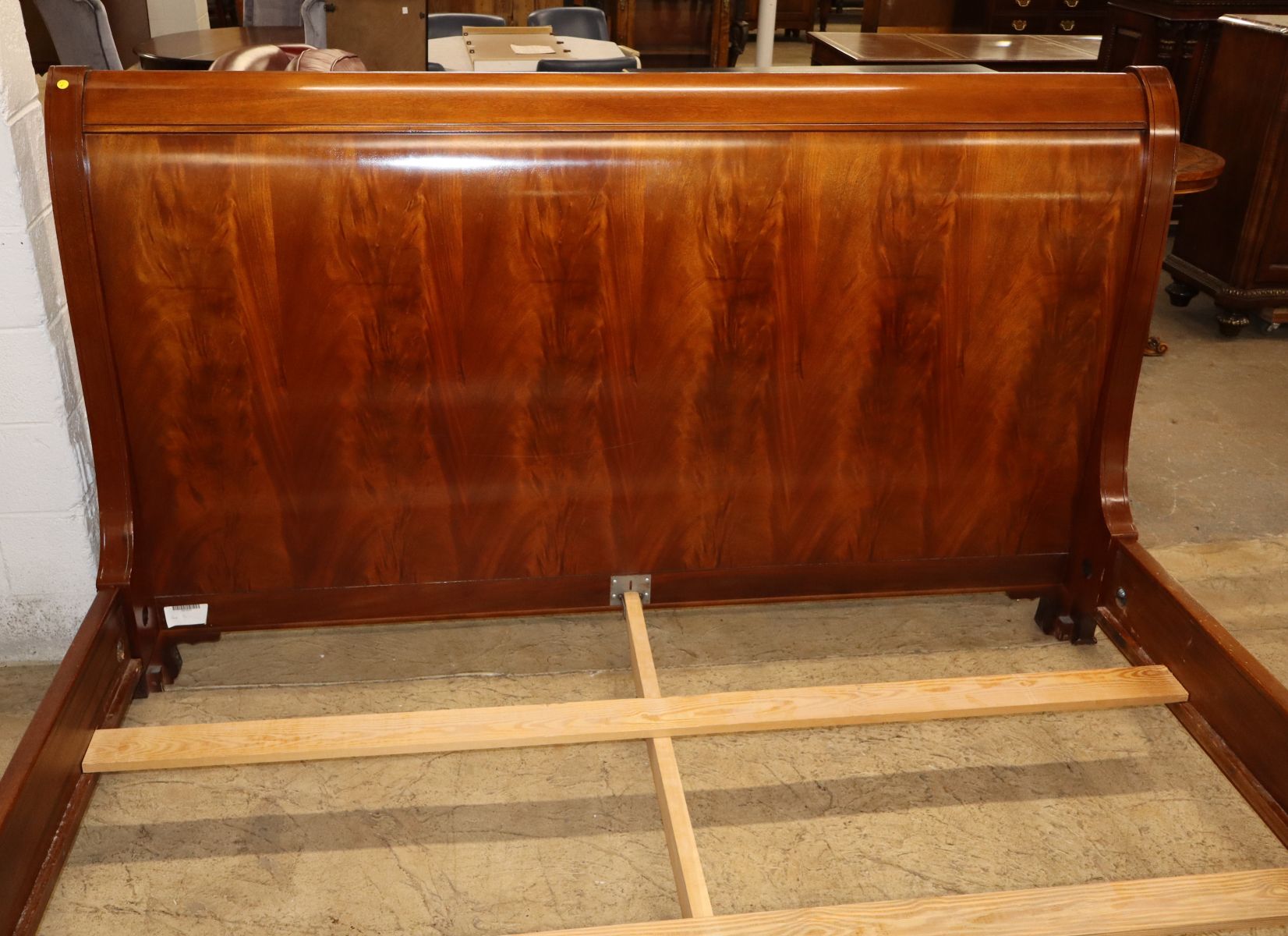 Beautiful carved king size sleigh bed manner Baker