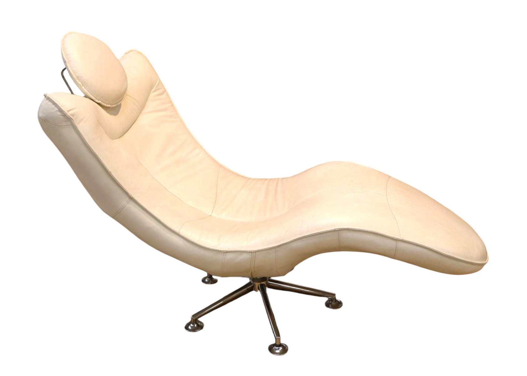De Sede Ds 151 Jane Worthington leather white lounge